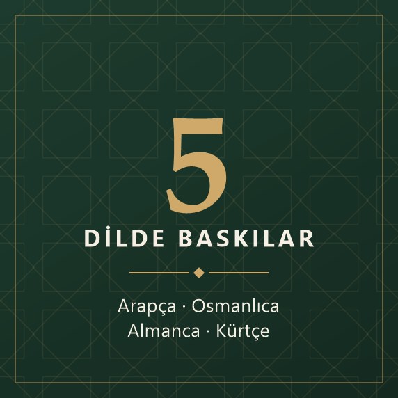 5 dilde baskılar